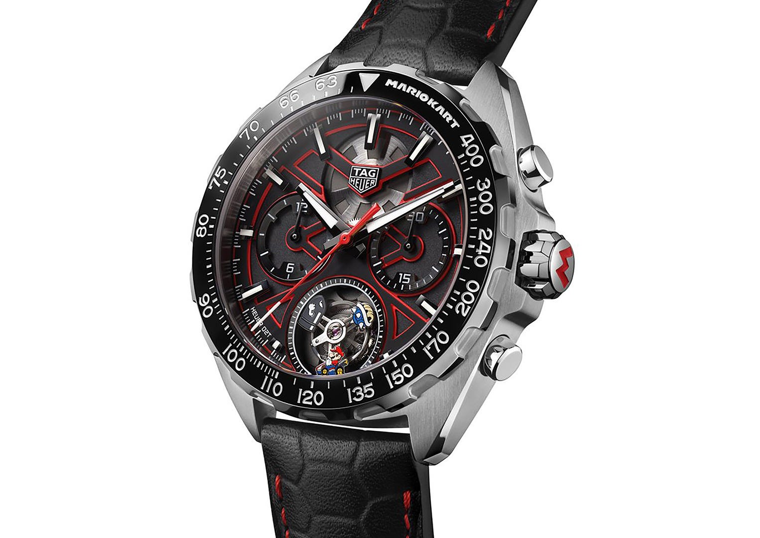 The brand showed its lighter side with this Formula 1 x Mario Kart Chronograph Tourbillon