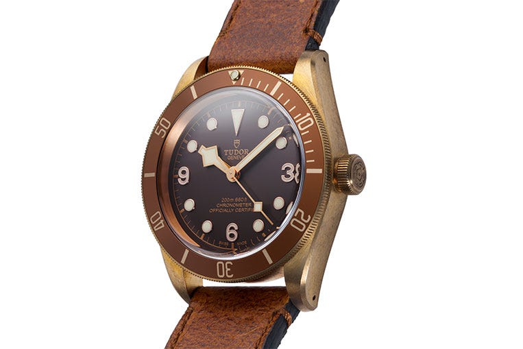 The Tudor Black Bay Bronze is 2mm larger than the standard Black Bay